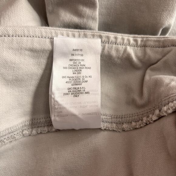 Belle by Kim Gravel Women's Petite 10P TripleLuxe Denim Jeans Grey - Picture 7 of 7